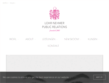 Tablet Screenshot of ln-pr.com